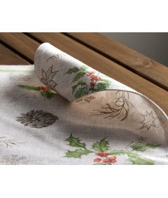 Maison dHermine Podkładki Świąteczne z 100% Bawełny 4szt 33x48 cm