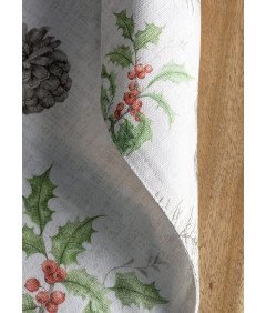 Maison dHermine Podkładki Świąteczne z 100% Bawełny 4szt 33x48 cm