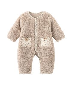 Kombinezon dla Noworodka Bawełniany Długi Rękaw Pluszowy 12-18 miesięcy
