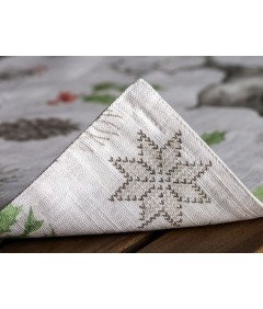 Maison dHermine Podkładki Świąteczne z 100% Bawełny 4szt 33x48 cm