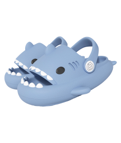 Dziecięce Klapki Kapcie Basenowe Antypoślizgowe Rekinki Niebieskie 30/31 EU