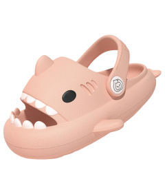 Dziecięce Klapki Kapcie Basenowe Antypoślizgowe Rekinki Różowe 30/31 EU