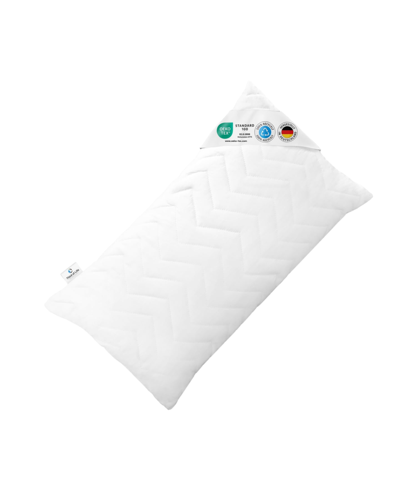 Poduszka Ortopedyczna dla Alergików Mikrofibra Ekologiczna Miękka 70x50 cm