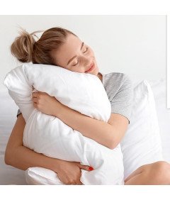 Poduszka Ortopedyczna dla Alergików Mikrofibra Ekologiczna Miękka 70x50 cm