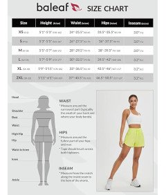 BALEAF Damskie Spodenki Sportowe do Biegania Krótkie Szorty Zielone L