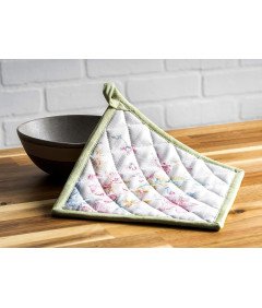 Maison Kuhinjska rokavica in držalo za lonec 100 % bombaž Cvetlični vzorec