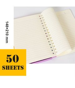 Notatnik Zeszyt Szkolny Fidget Toy Pop It dla Dzieci Serca 50 str A5