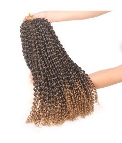 Peruka Aesthetic Włosy Syntetyczne Modna Ombre Kręcone 45cm Latina Leeven