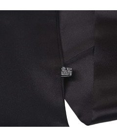 Satynowa Modna Opaska Jedwab Do Peruk Scarf Wig Grip Jedwabna Chusta Czarna