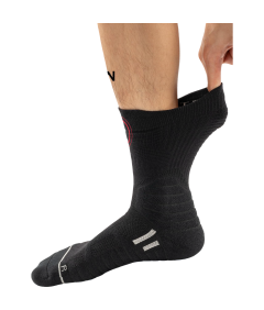 Męskie Skarpety Kompresyjne do Biegania Sportowe Czarne 3 Pary 39-42 EU
