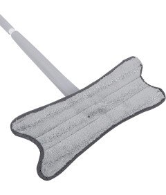 Mop Płaski Regulowany Kij Typ X Mycie Bezdotykowe Mikrofibra 140cm Natudeco