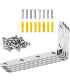 Łącznik Kątowy Kątownik ze Stali Nierdzewnej 125x75 mm Zestaw 4 Sztuki