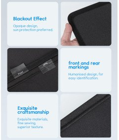 Osłona Przeciwsłoneczna do Tesla Model 3 2021-2024 Dwuwarstwowa Odblaskowa