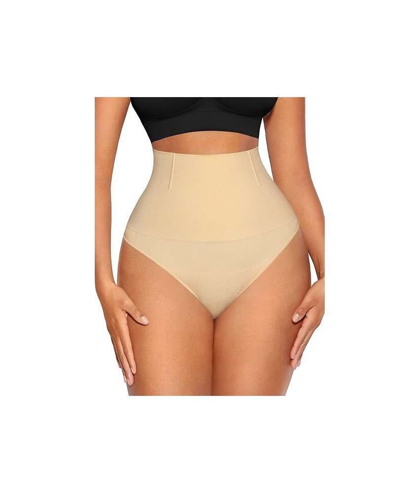 FeelinGirl Damskie Majtki Wyszczuplające Modelujące Push up Beżowe XL/XXL