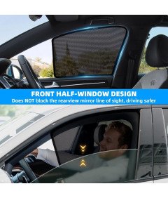 Osłona Przeciwsłoneczna Szyb do Samochodu VW Golf VII 2013-2020 4 Sztuki