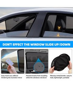 Osłona Przeciwsłoneczna Szyb do Samochodu VW Golf VII 2013-2020 4 Sztuki