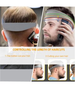 Zestaw Akcesoriów Fryzjerskich Grzebień do Cieniowania 3x i Opaska do Fade