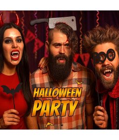 Zęby Wampira Sztuczne Kły Drakula Przebranie Halloween 8 Par 4 Rozmiary