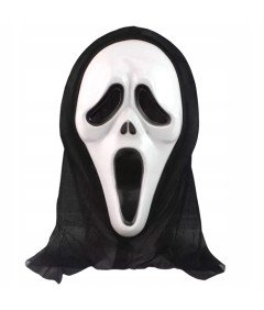 Maska Krzyk na Halloween Kostium Przebranie Scream Strój Straszny Horror