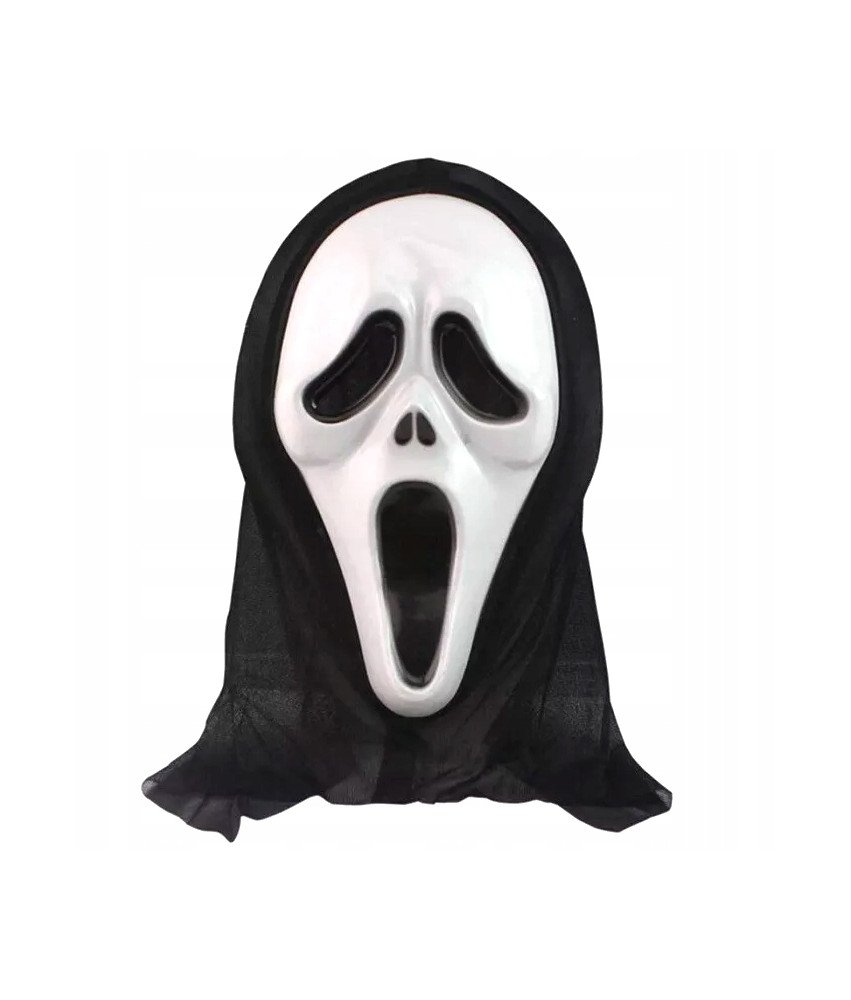 Maska Krzyk na Halloween Kostium Przebranie Scream Strój Straszny Horror