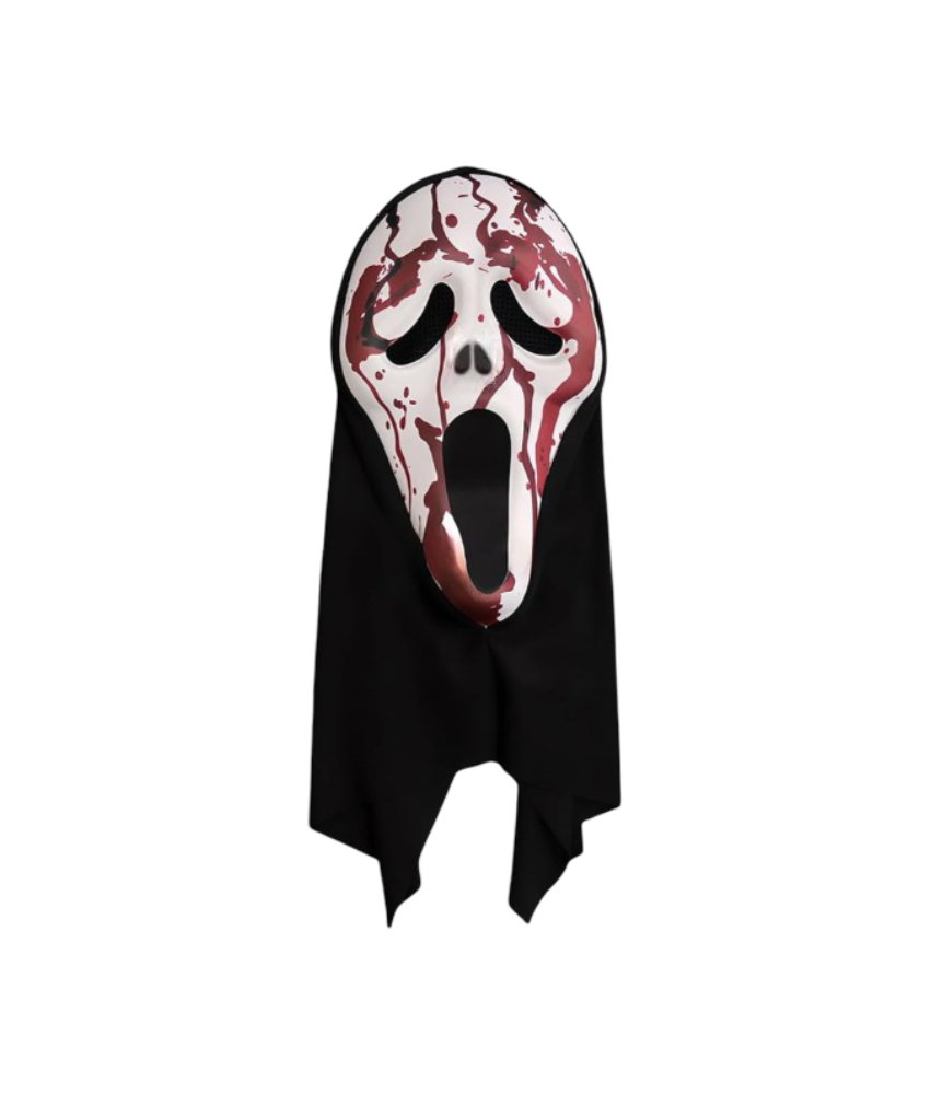 Maska Krzyk na Halloween Kostium Przebranie Scream Strój Straszny Horror