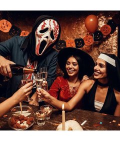 Maska Krzyk na Halloween Kostium Przebranie Scream Strój Straszny Horror