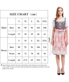 Sukienka Bawarska Kostium Strój Tradycyjny Dirndl Na Oktoberfest Rozmiar M