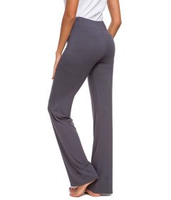 OURCAN Damskie Spodnie Dresowe do Jogi Luźne Szerokie Nogawki Szare XXL