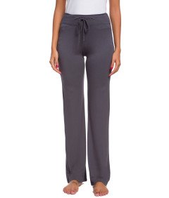 OURCAN Damskie Spodnie Dresowe do Jogi Luźne Szerokie Nogawki Szare XXL