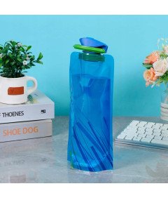 Zestaw 8 Sztuk Składana Butelka Na Wodę 700 ml Elastyczny Bidon Turystyczny