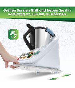 Deska Ślizgowa Do Thermomix Tm6 Tm5 Akrylowa Podstawka Biała Robot Kuchenny