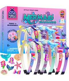 Zestaw do Robienia Opasek DIY dla Dziewczynek Syrenka Zestaw Prezent