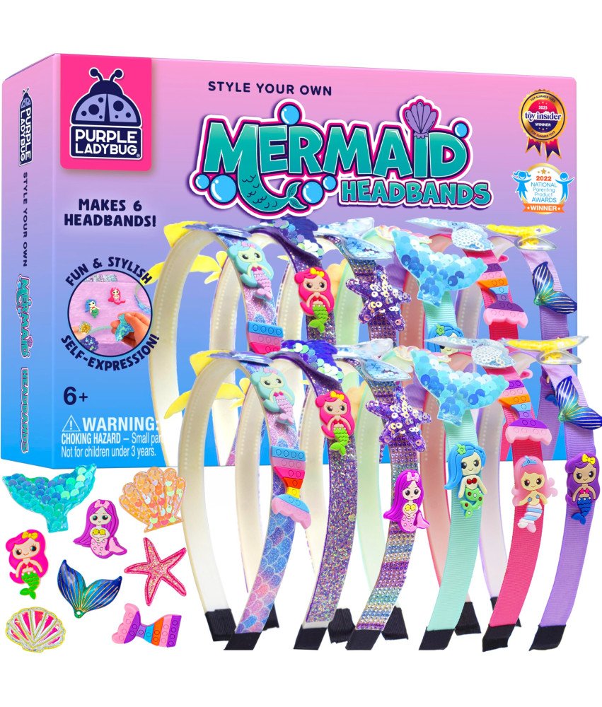 Zestaw do Robienia Opasek DIY dla Dziewczynek Syrenka Zestaw Prezent