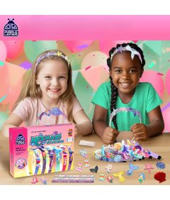 Zestaw do Robienia Opasek DIY dla Dziewczynek Syrenka Zestaw Prezent
