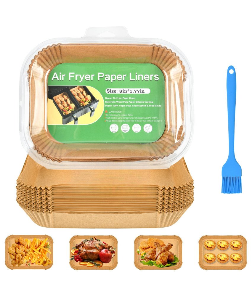 Papier do Pieczenia Frytkownica Airfryer Ninja 220 szt 20,5 x 14 cm