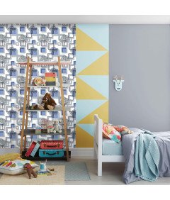 Tapeta Okleina Samoprzylepna Ścienna na Meble Niebieska 44,5 cm x 10 m