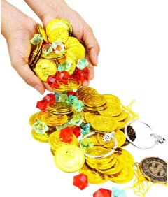 Przebranie Pirata Zestaw Akcesoriów na Halloween Karnawał 60 Elementów