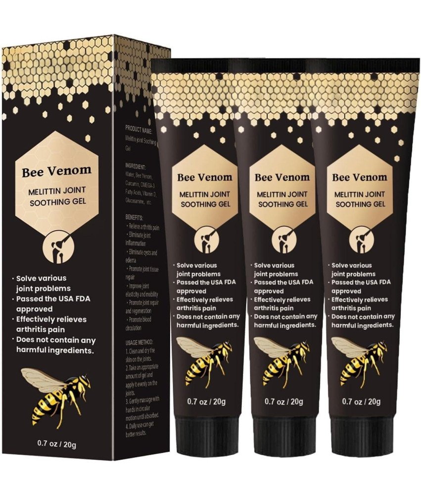 Wewersh Maść Krem z Jadu Pszczelego 20ml Maść Przeciwbólowa 3 Sztuki