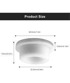 Zaślepki Zatyczki Korki Gumowe do Zlewu Wanny Otworów Zestaw 20 Sztuk Białe