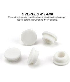 Zaślepki Zatyczki Korki Gumowe do Zlewu Wanny Otworów Zestaw 20 Sztuk Białe