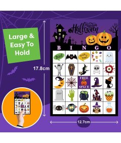 Gra Bingo na Halloween Prezent dla Dzieci Zestaw 36 Sztuk na Urodziny
