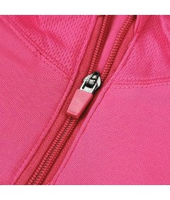 Sportowy Treningowy Biustonosz Top Plus Size Zapięcie na Zamek Różowy 4XL