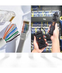 JOAUIAX Večnamenski tester omrežnih kablov RJ11 RJ45