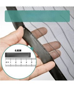 Moskitiera Magnetyczna na Drzwi Balkonowe Tarasowe Ochronna 65 x 210 cm