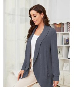 Tapata Ženska dolga jopica Navy Blue M