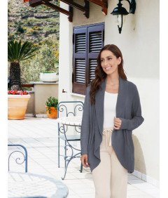 Tapata Ženska dolga jopica Navy Blue M