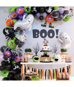 Balony Lateksowe Dekoracyjne Halloween Impreza Dynia Zestaw 30 szt 30 cm