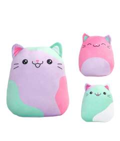 Pluszowa Poduszka Pluszak Kot Miękki Squishy Zestaw 3 szt 17 cm 30 cm