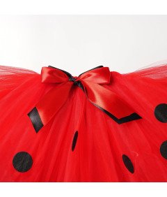 Kostium Przebranie Strój Karnawał Biedronki dla Dziewczynek 2-4 Lat