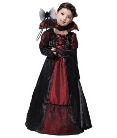 Kostium Strój Wampira Wampirzyca Przebranie Halloween Karnawał 120/130 cm